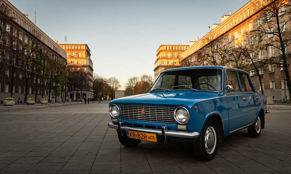 Nowa Huta in a Classic Car